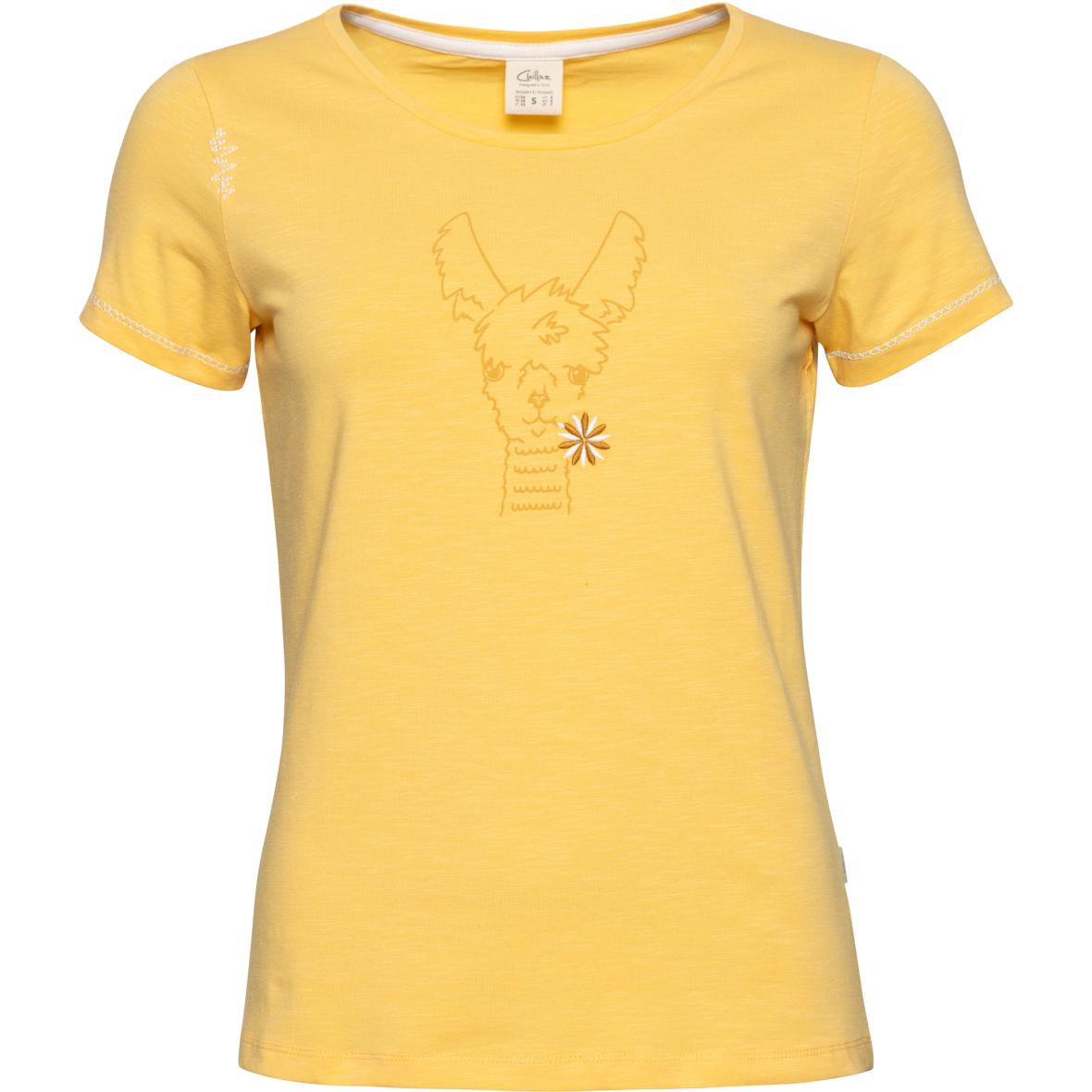 Gandia Happy Alpaca  Damen T-Shirt Gelb_631 | 42