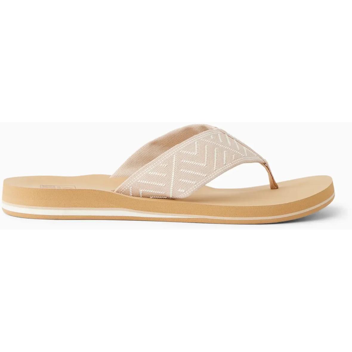 Spring Woven Damen Zehentrenner Beige_WARM SAND | 10