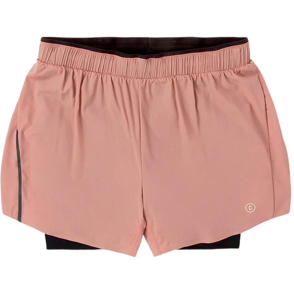 DLYShort 4" long brief-2 Damen Laufshorts Rosa_PK007 | XS