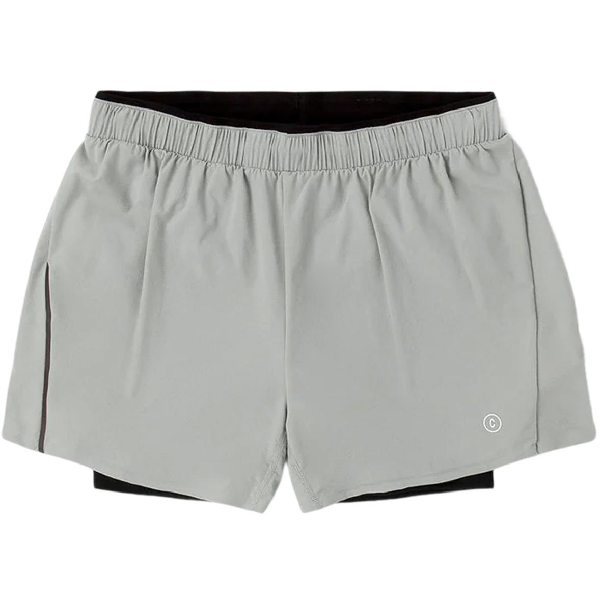 DLYShort 4" long brief-2 Damen Laufshorts Grau_GR007__AIRYGREY | XS
