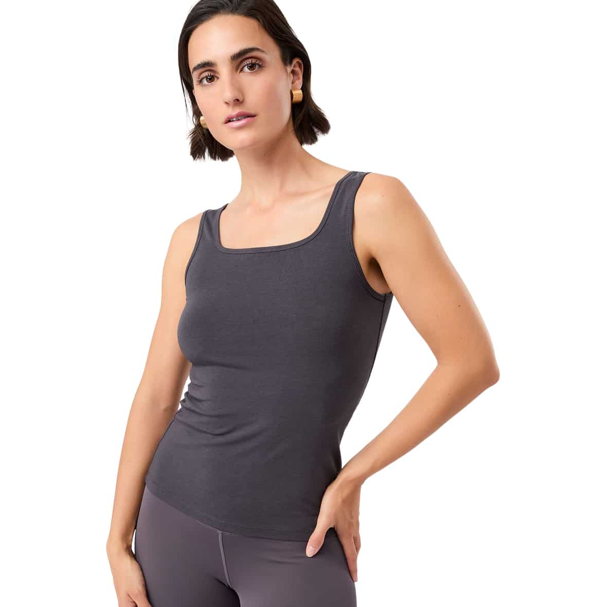 Simple  Damen Tanktop Anthrazit_ONYX | XS