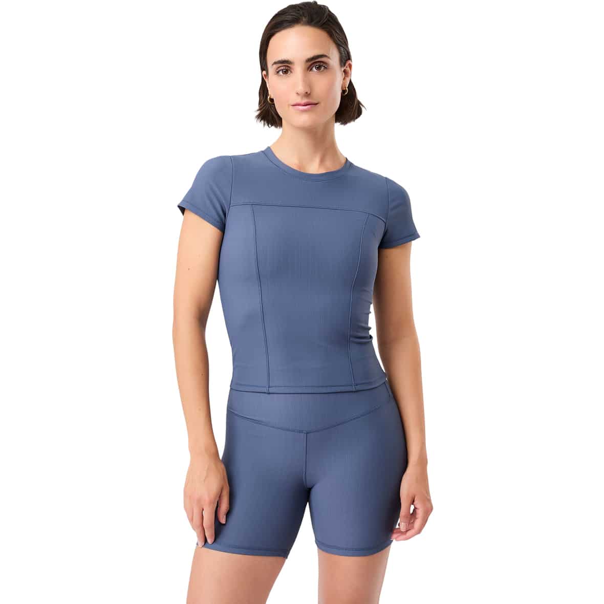 Fitted  Damen T-Shirt Blau_ECLIPSE-BLUE | XS
