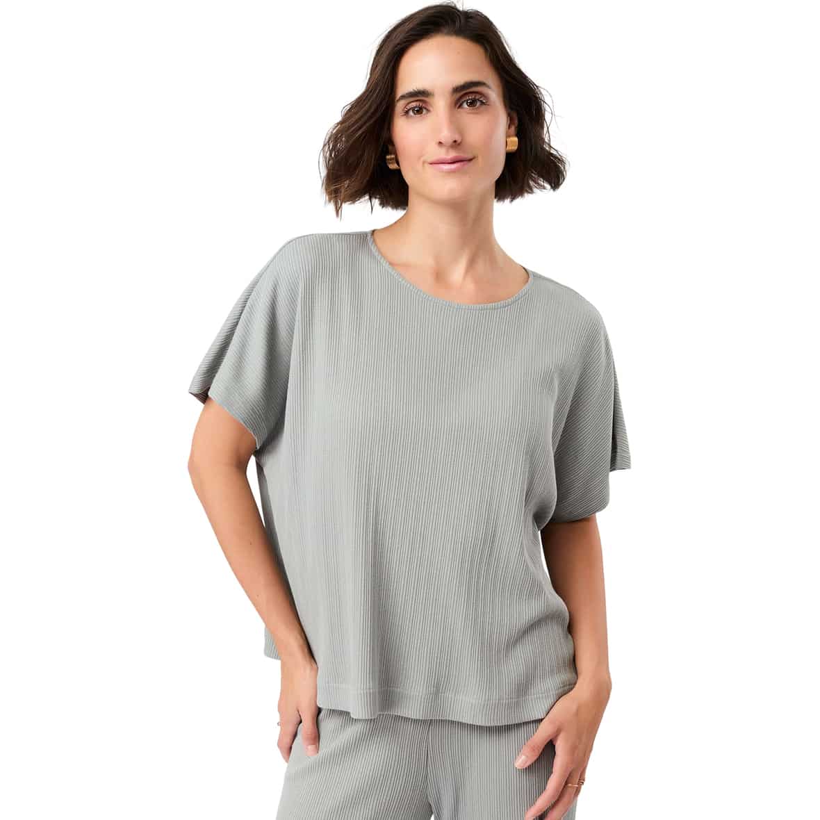All Clear  Damen T-Shirt Grau_HEATHER | S
