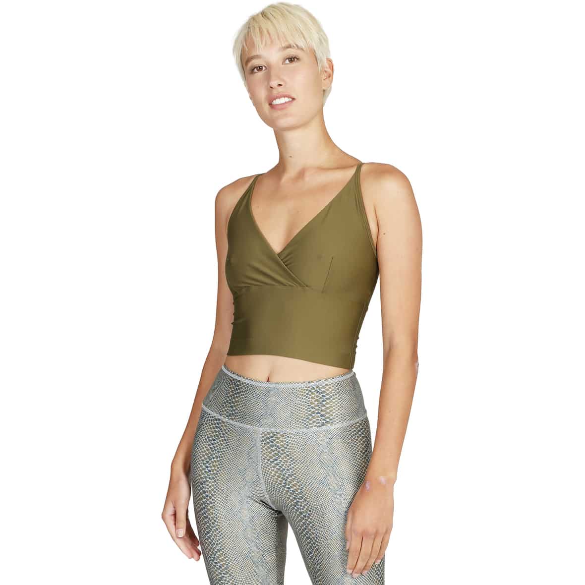 Lux Damen Tanktop Oliv_OLIVE | S