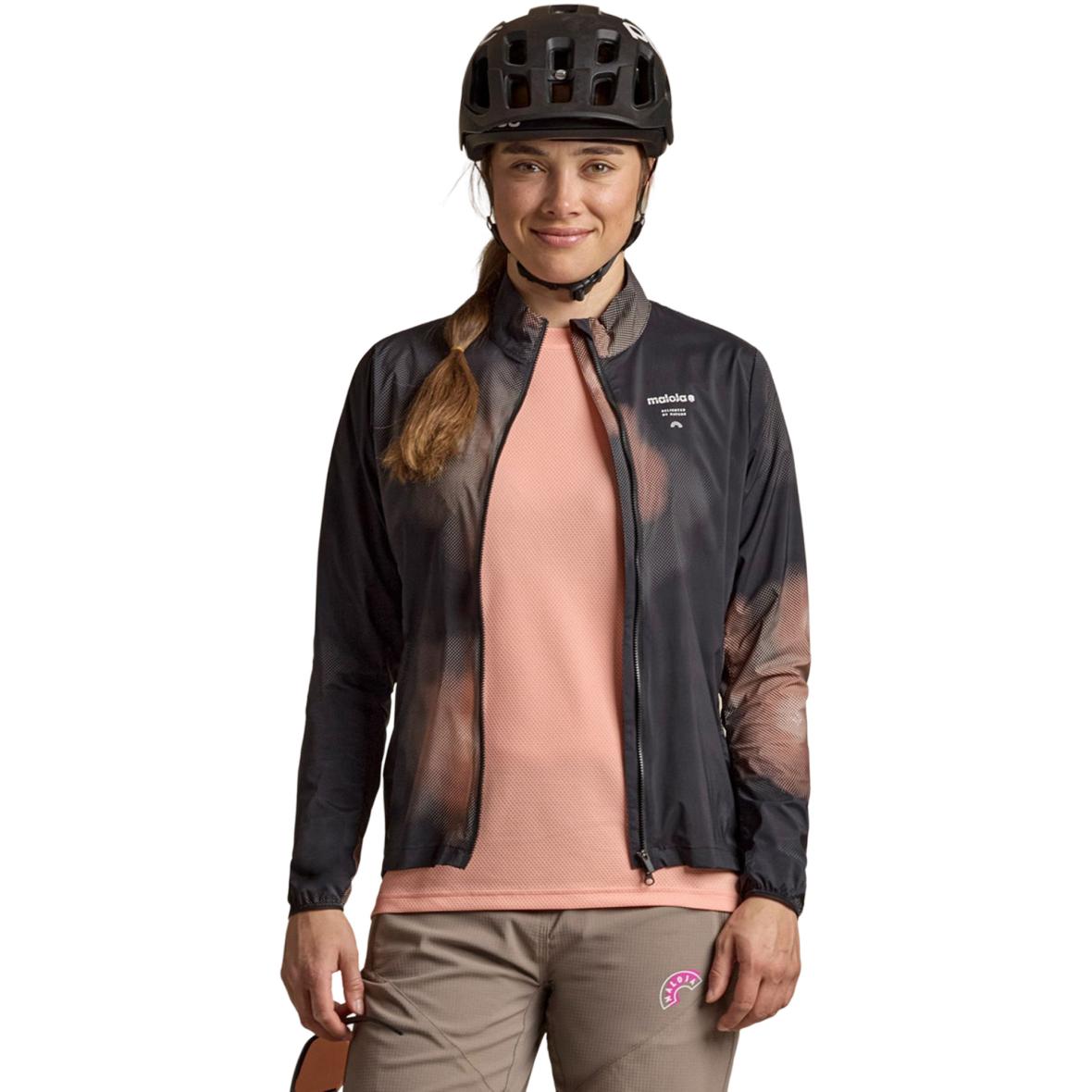 MalkaM. Printed Damen Fahrradjacke Weiß_1247 | XS