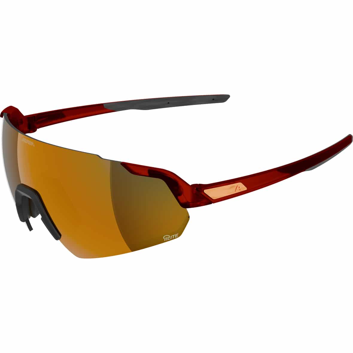 Turbo Air Q-Lite Fahrradbrille Rot_51__RED TRANSPARE | one size