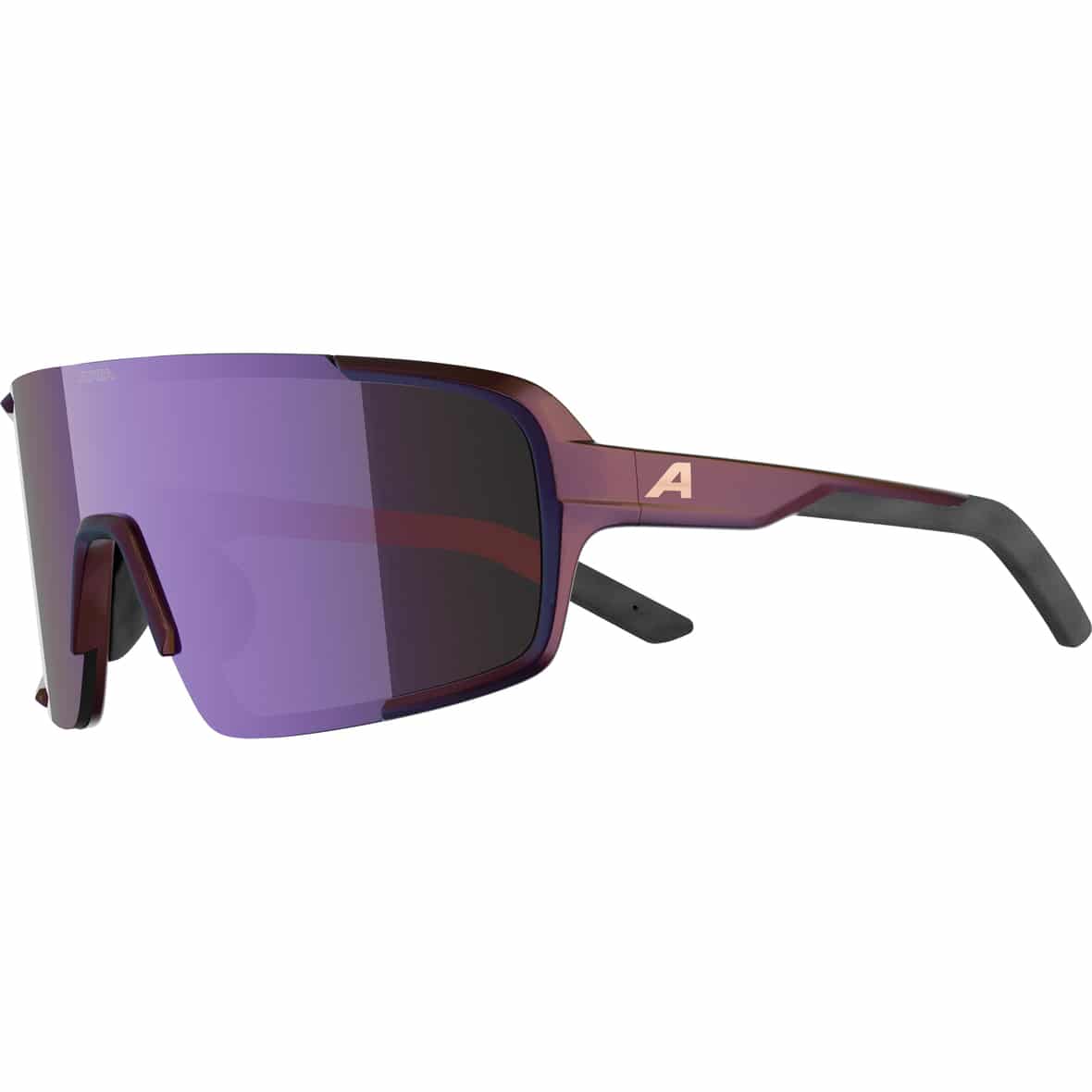 Lumin Sonnenbrille Schwarz_BLACK-PURPLE MATT | one size