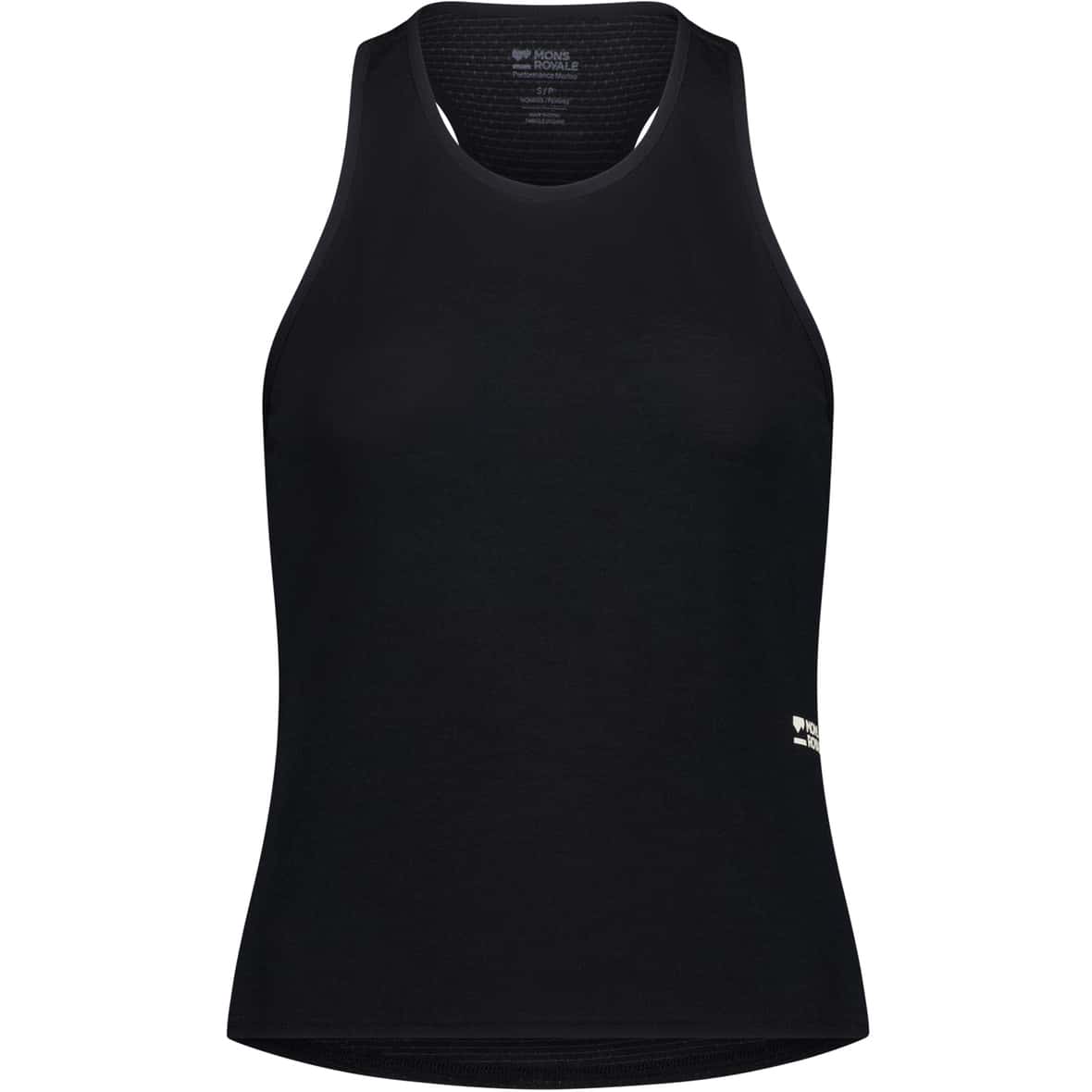 Bella Merino Tank Damen Tanktop Schwarz_001 | L