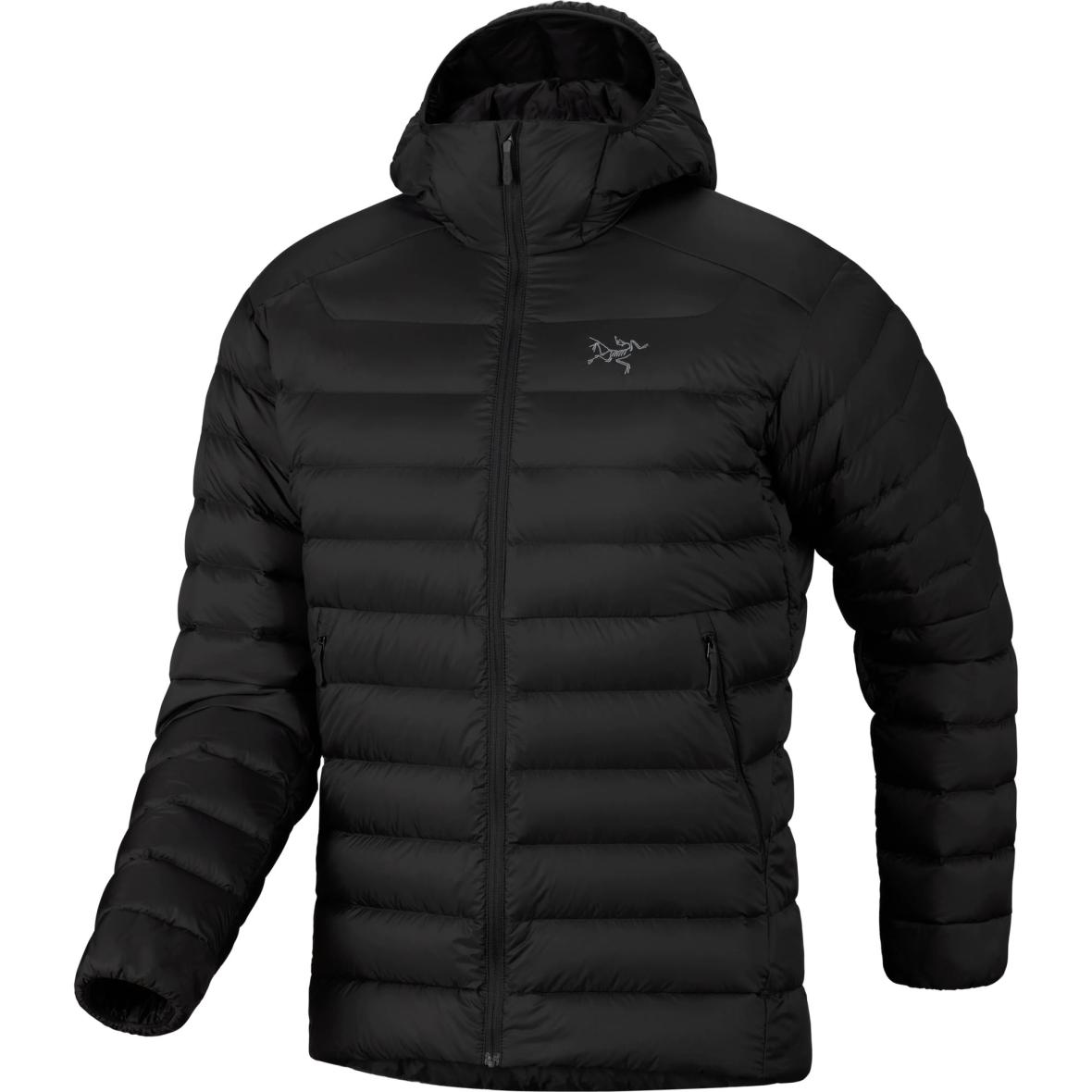 Cerium Hoody Herren Daunenjacke Schwarz_002291 | XXL