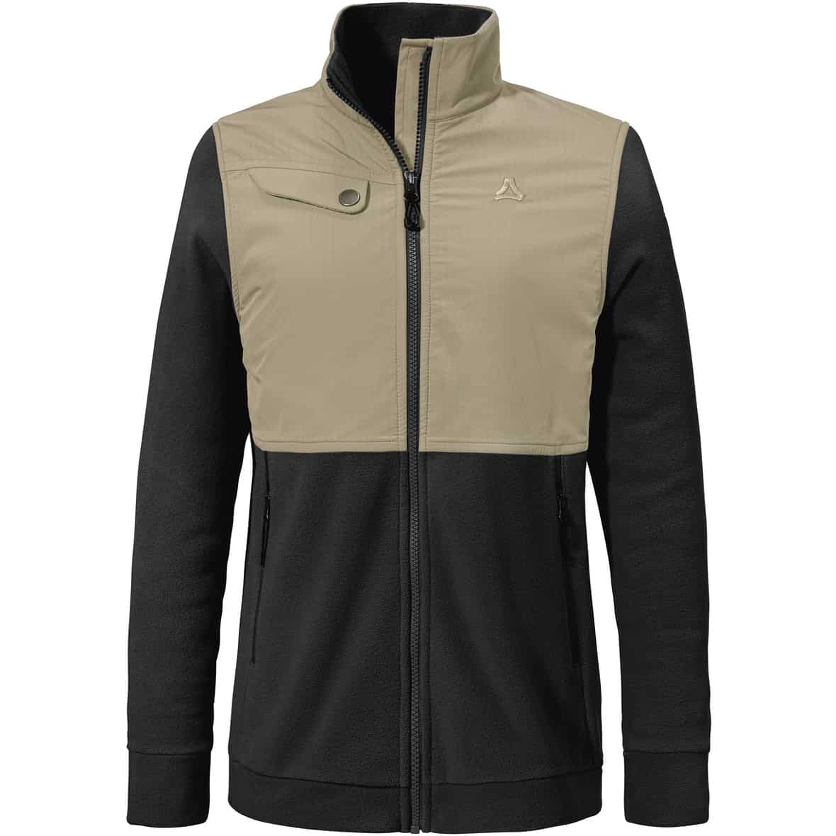 Style Maghera Damen Fleecejacke Schwarz_9990 | 40