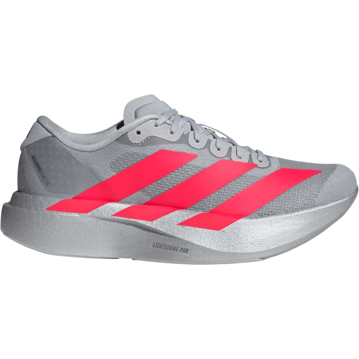 Adizero Evo SL  Damen Laufschuhe Grau_000__SILVMT/LUCRED/IRONMT | 4,5