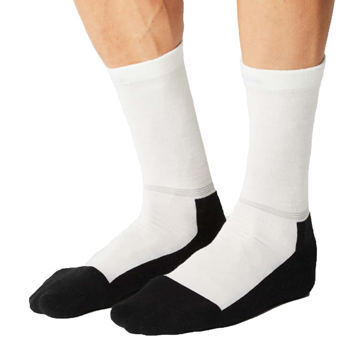 Merino Fahrradsocken Weiß_WHITE | 35-38