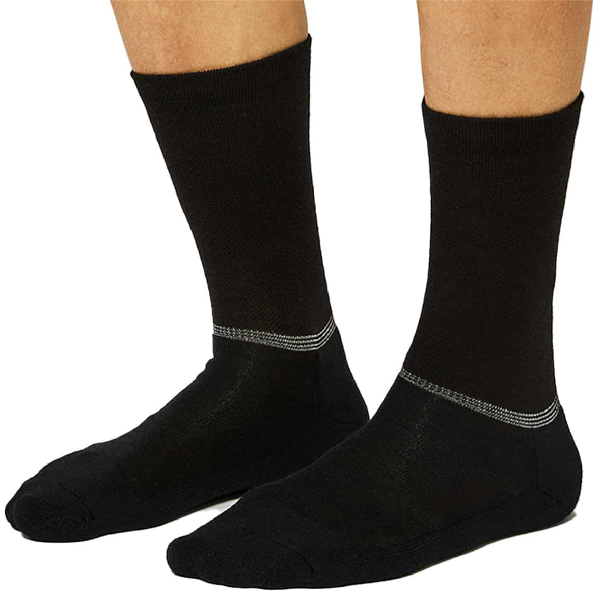 Merino Fahrradsocken Schwarz_BLACK | 35-38