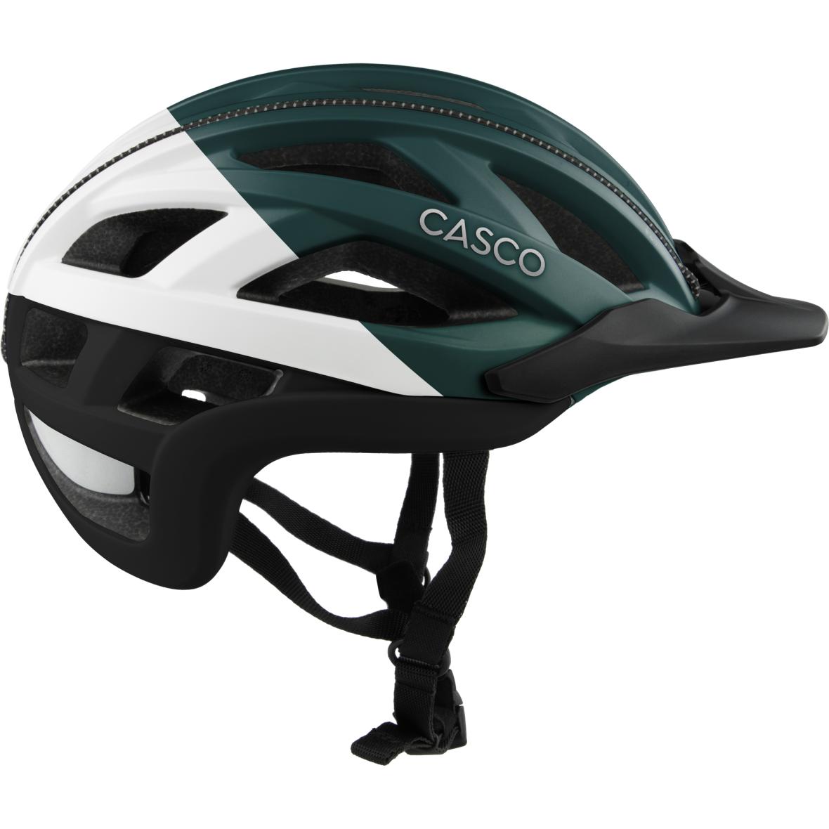 Cuda Pareo Emerald Fahrradhelm Schwarz_SCHWARZ-WEISS-GRÜ | S