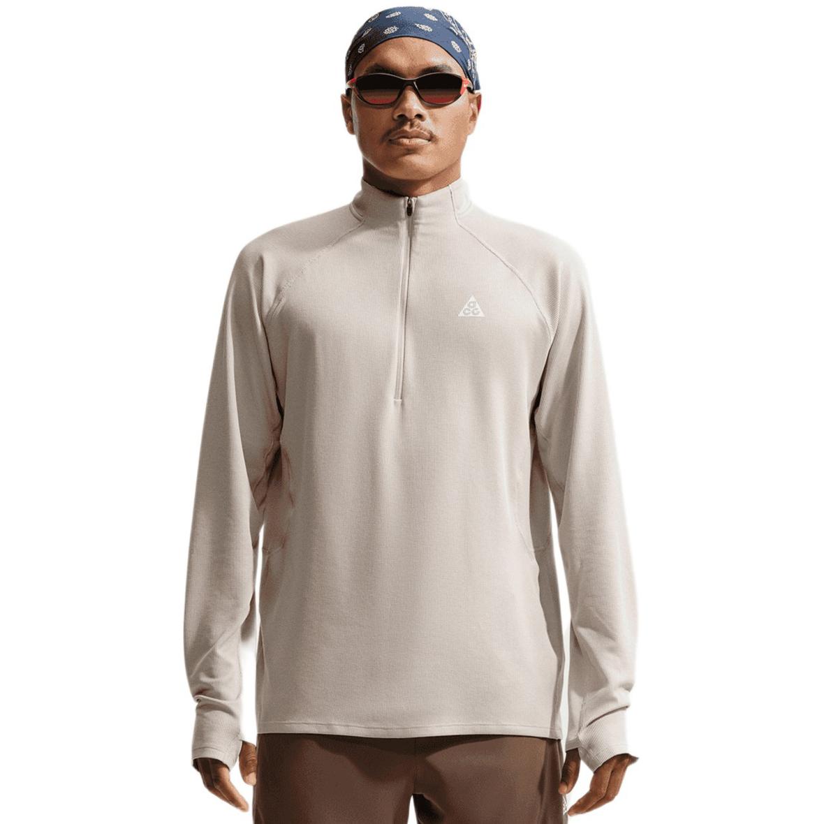 ACG Trail Dri-Fit Half-Zip Herren Laufshirt Beige_236__CREAM II/CREAM II/SUMMIT WHITE | S