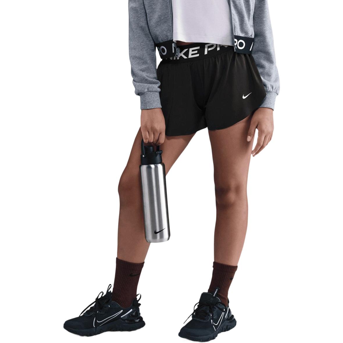 Dri-Fit 2in1 Knit Kinder Shorts Schwarz_010__BLACK/BLACK/WHITE | XS
