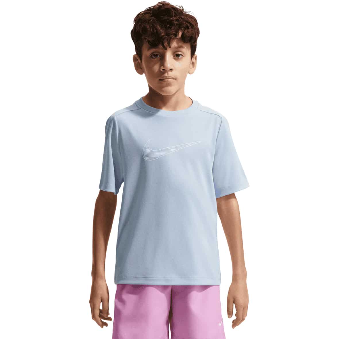 Dri-Fit Multi Hybrid Kinder T-Shirt Hellblau_407__HYDROGEN BLUE/WHITE | XL