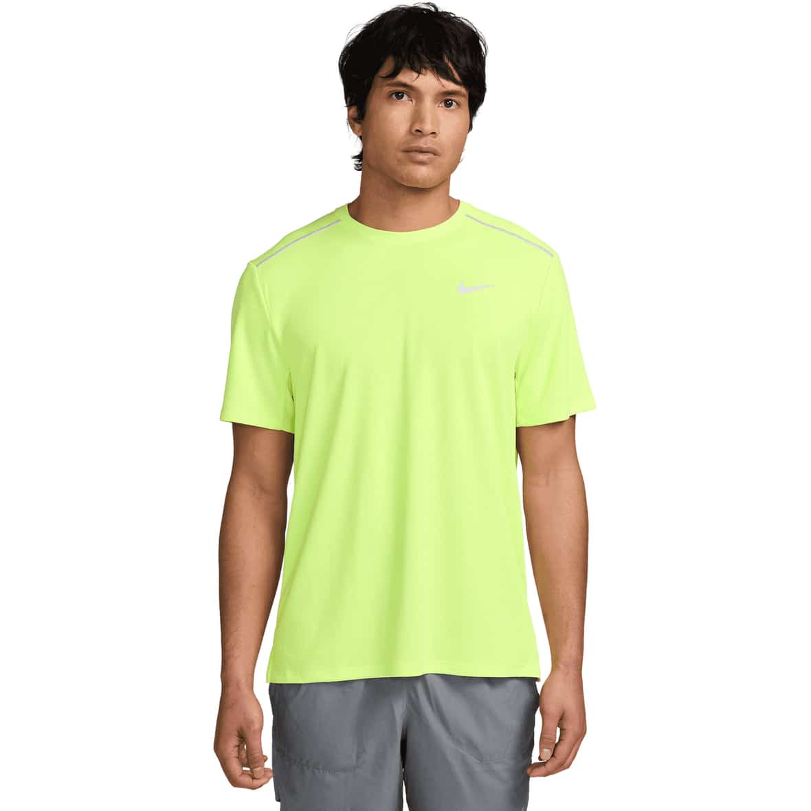 Dri-Fit Miler UV  Herren Laufshirt Gelb_736__LT LEMON TWIST/REFLECTIVE SILV | L