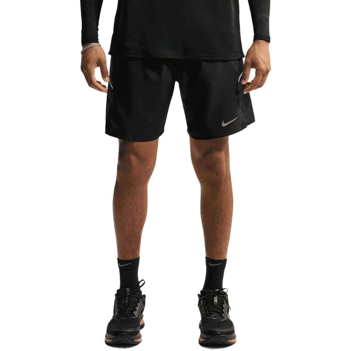 Dri-Fit Miler 7inch Herren Laufshorts Schwarz_010__BLACK/BLACK/REFLECTIVE SILV | XXL