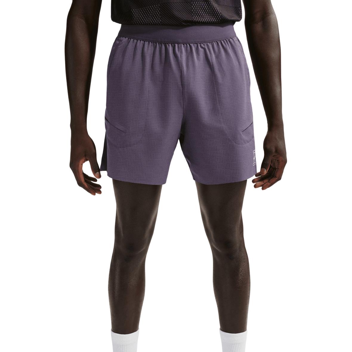 Court Advantage  Herren Shorts Violett_573__DARK RAISIN/WHITE | M