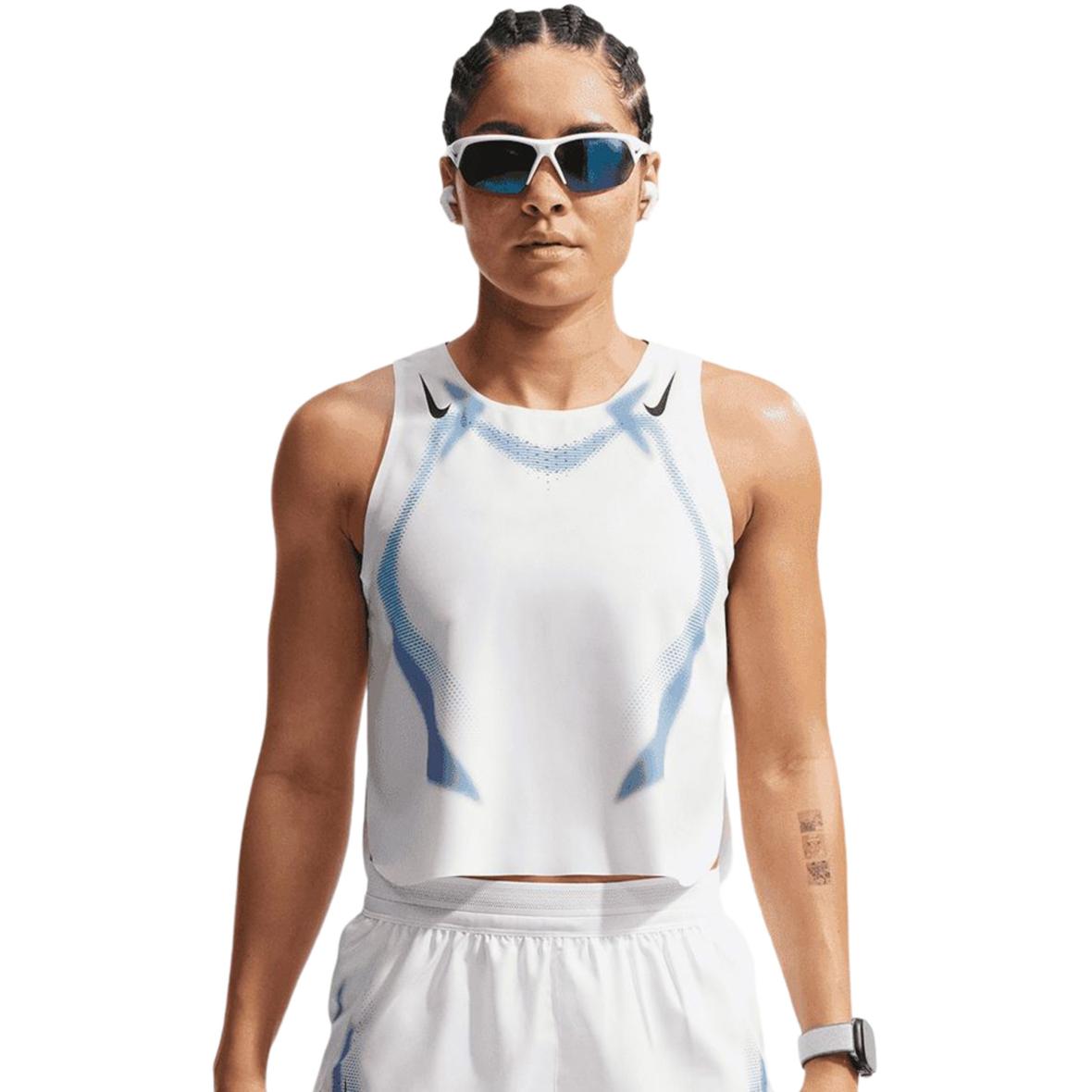 AeroSwift Dri-Fit ADV  Damen Laufshirt Weiß_100__WHITE/BLACK/BLACK | S