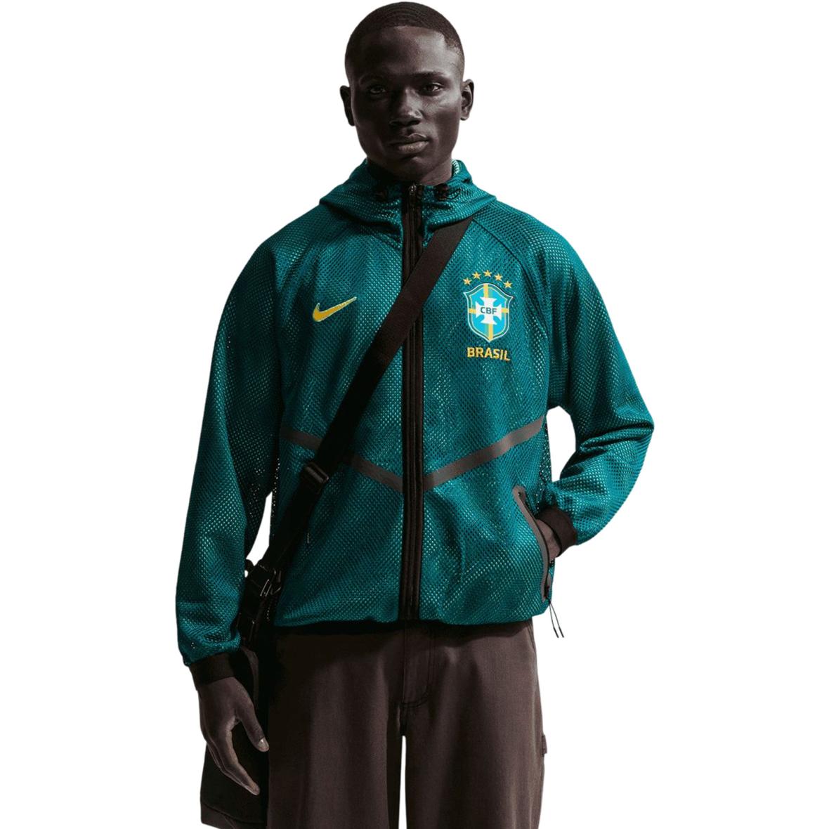 Dri-Fit Fußball Brasil Herren Trainingsjacke Grau_369__GEODE TEAL/LIGHT MENTA/MIDWEST GOLD | L