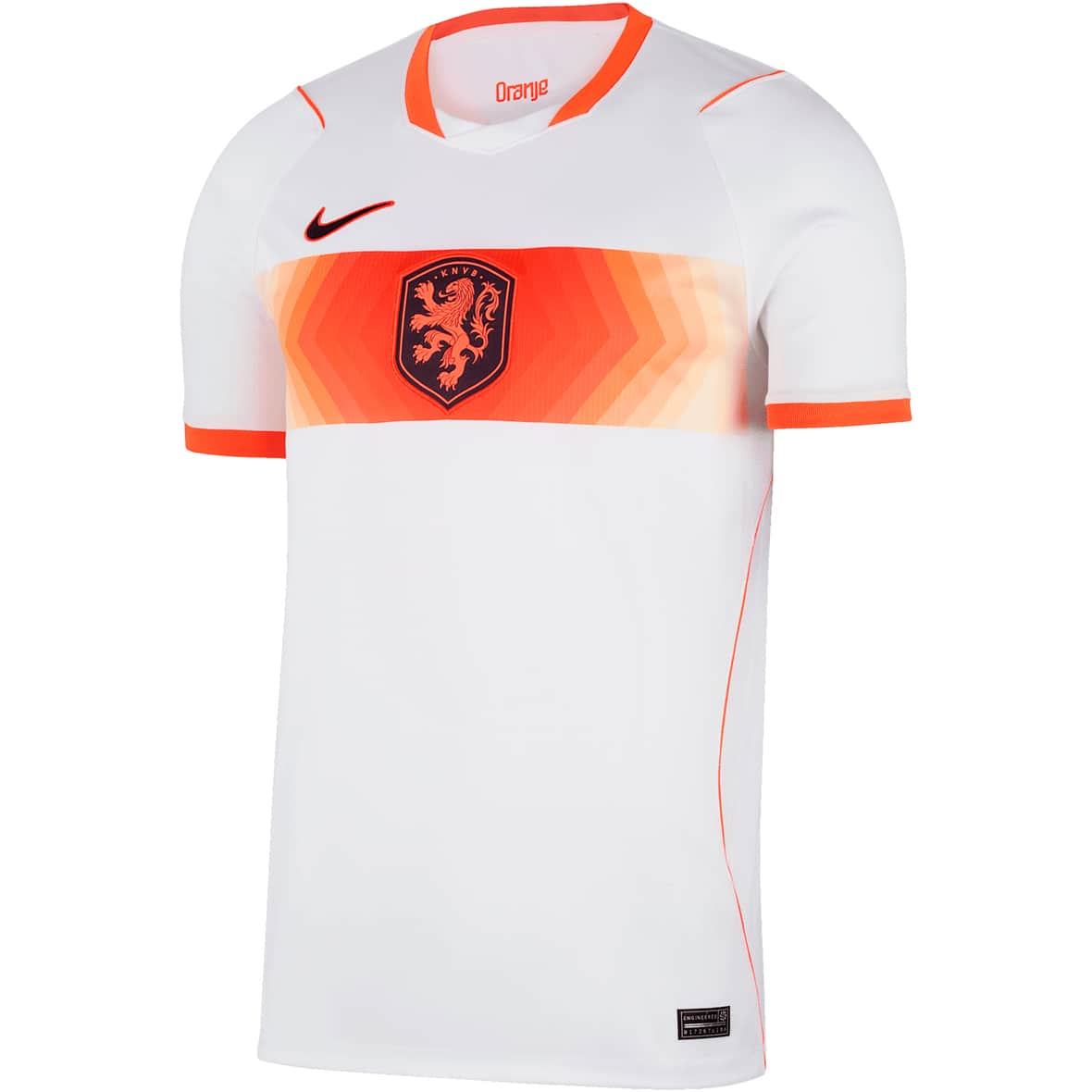 Niederlande 2026 Auswärts Herren Fußballtrikot Weiß_100__WHITE/HYPER CRIMSON/BLACK | M