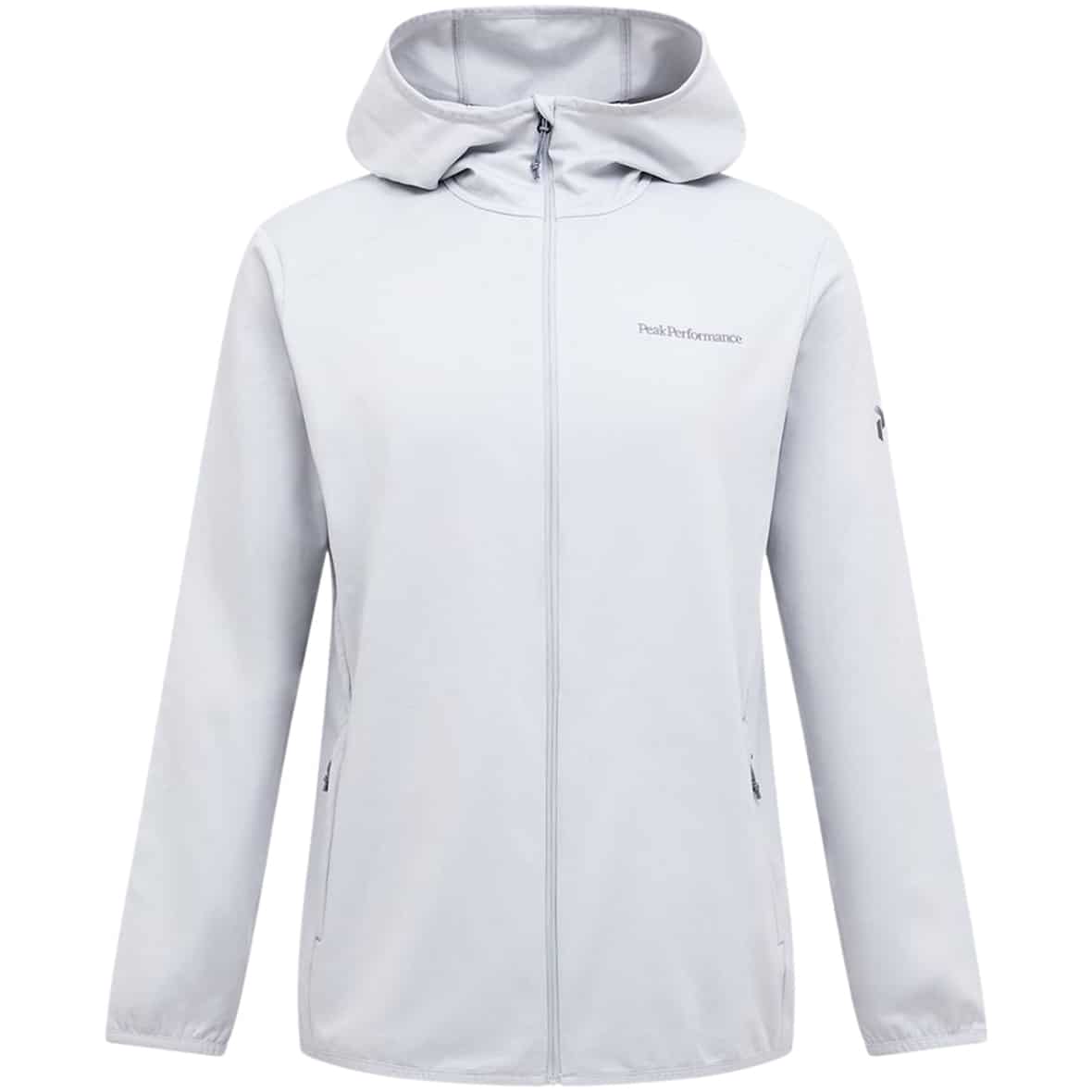 Light Zip Hood Herren Fleecejacke Grau_100 | S