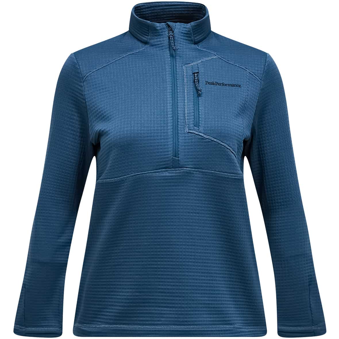 Peak Performance Trail Polartec Half Zip Damen Sweatshirt ( Hellblau M)