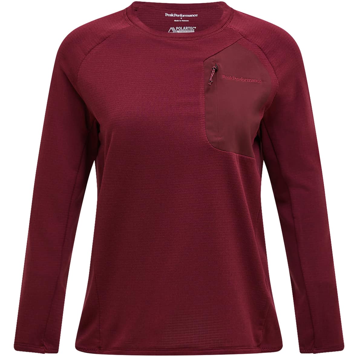 Freelight Polartec Grid Damen Sweatshirt Rot_000__OBSCURE | S