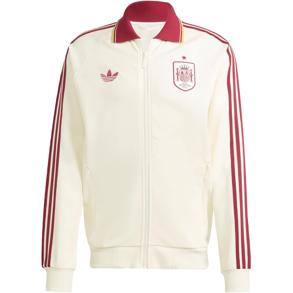 Spanien Anthem Auswärts Herren Trainingsjacke Weiß_000__OWHITE | L