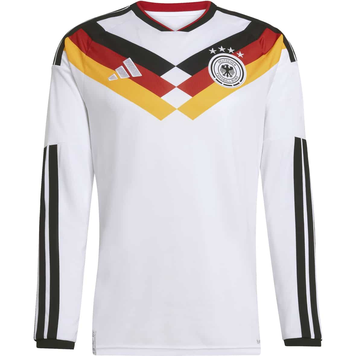 Deutschland 2026 Home Longlseeve Herren Fußballtrikot Weiß_000__WHITE | XXL