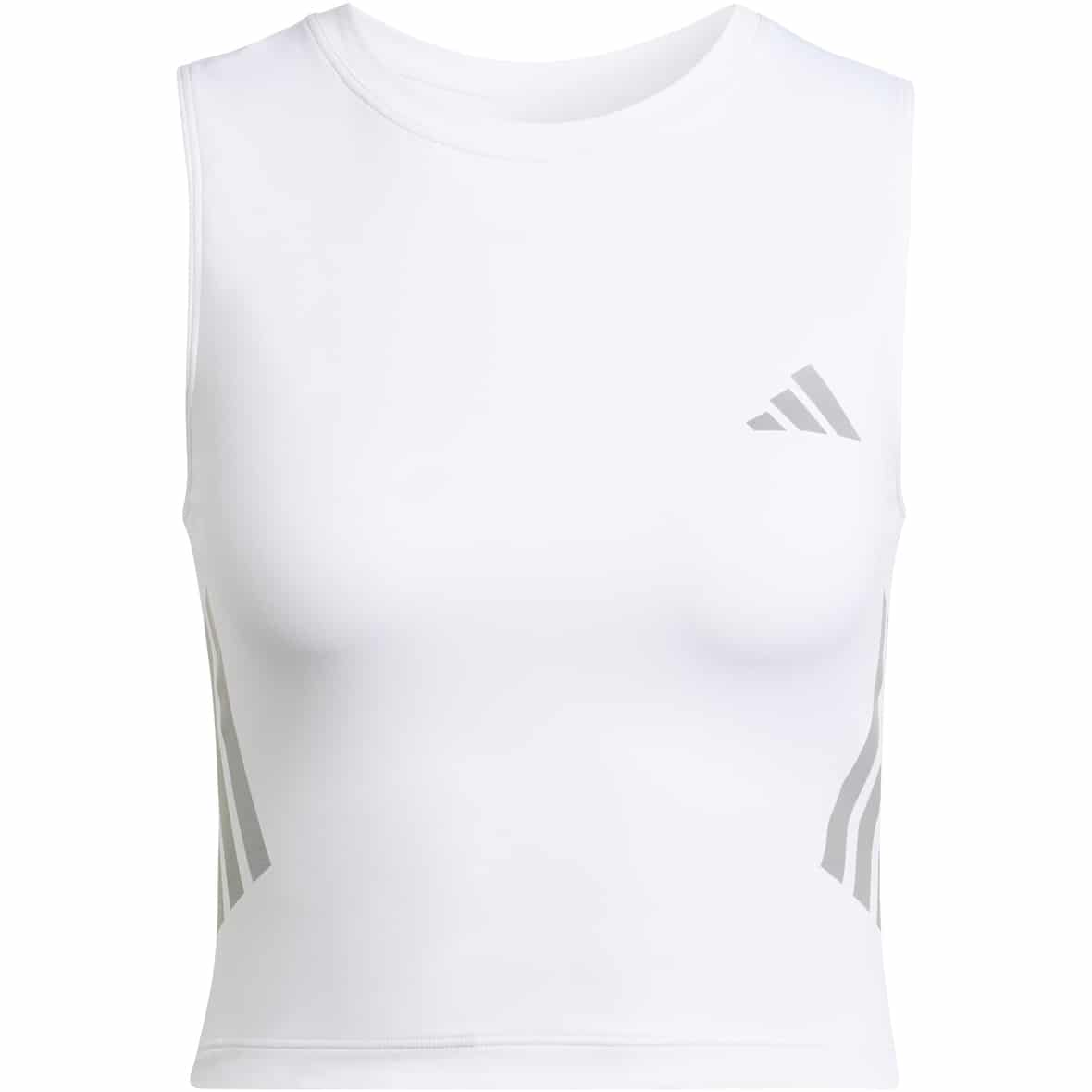ADI365 Run Climacool Iconic Crop  Damen Laufshirt Weiß_000__WHITE | XL