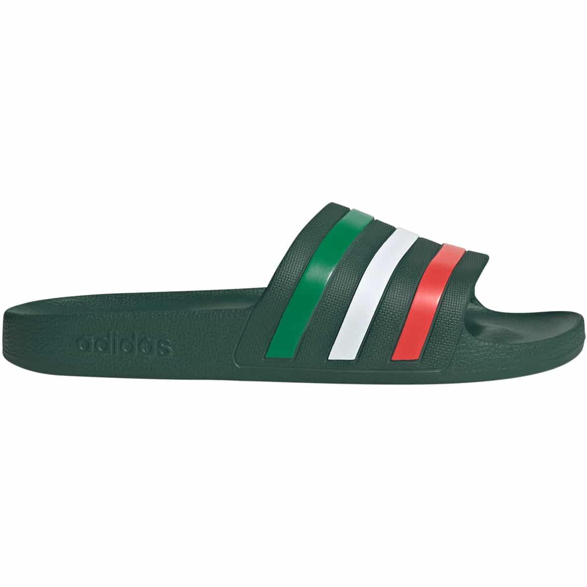 Adilette Aqua Badeschuhe Grün_000__DRKGRN/FTWWHT/BRIRED | 11