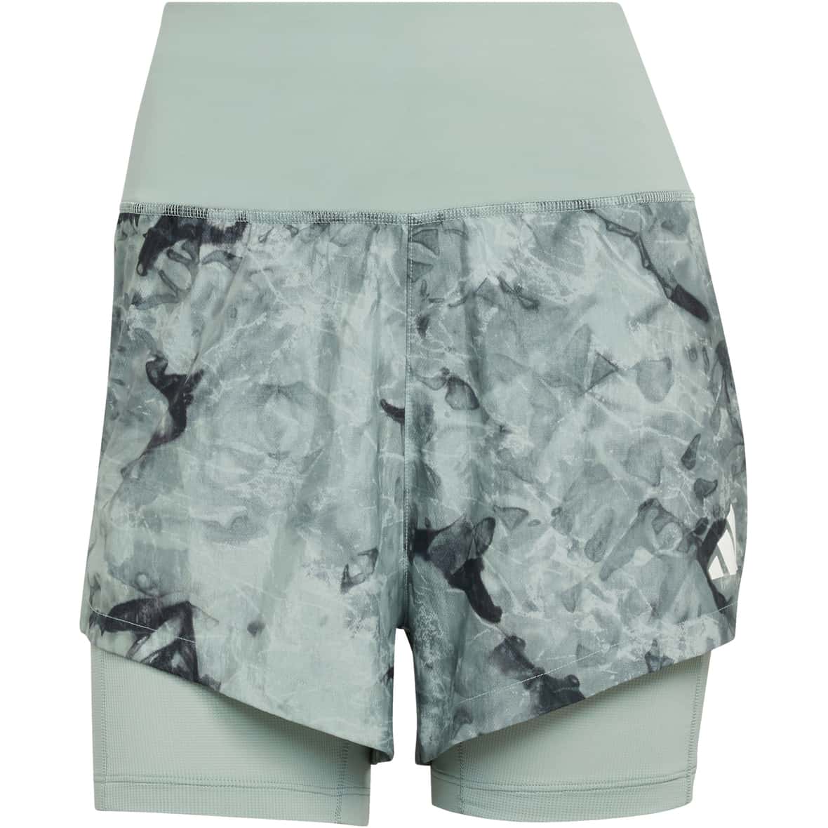 ADI365 Spray Dye 2in1 Shorts Damen Laufshorts Grün_000__WOSA | XL