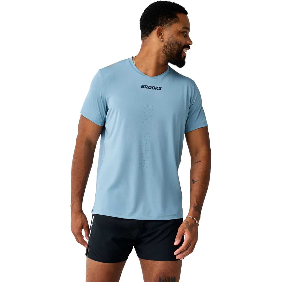 Dash Cooling Herren Laufshirt Hellblau_468__BLUE HAZE | S