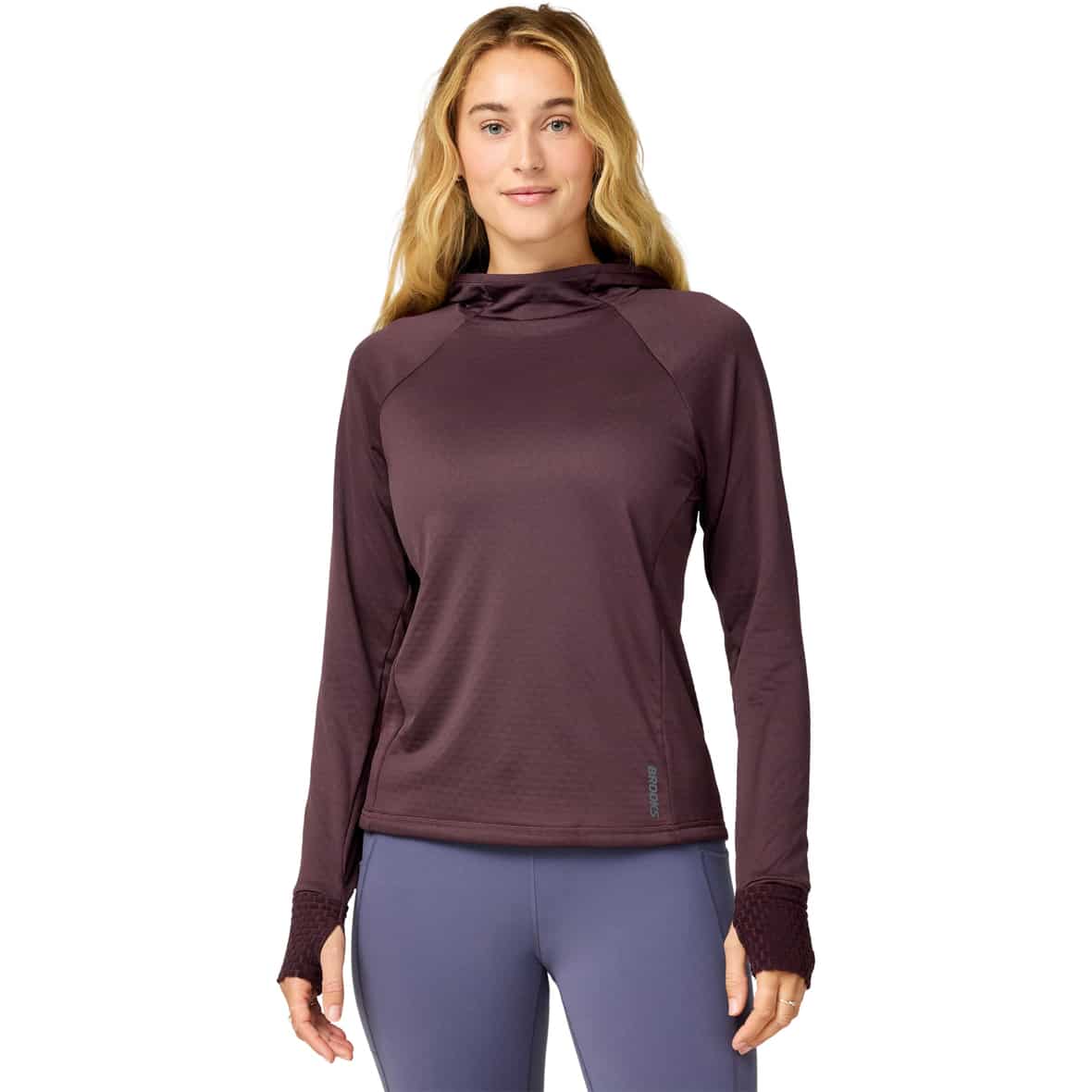 Momentum Thermal  Damen Laufshirt Dunkelrot_245__COCOA | XS