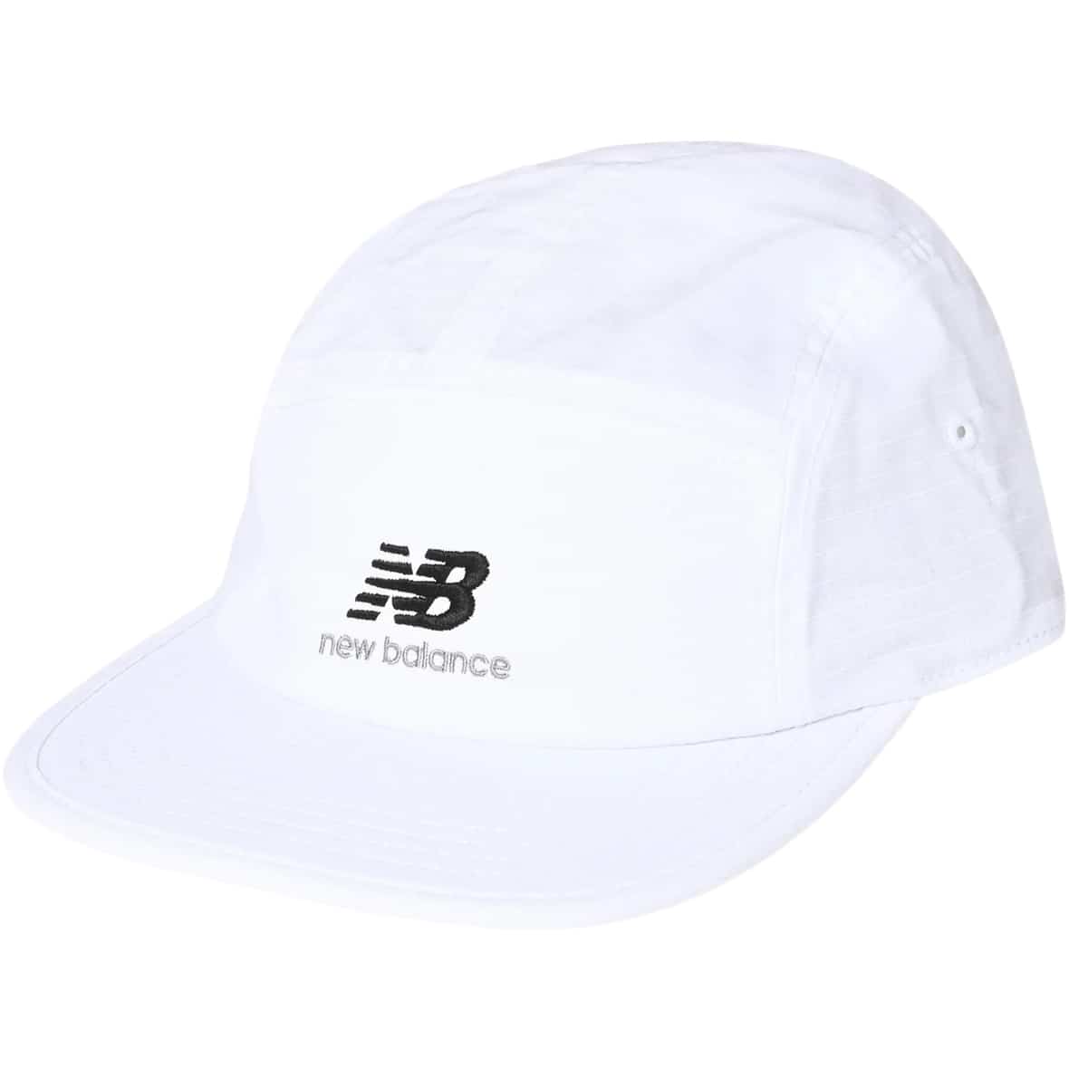 5 Panel Camper Stacked Cap Weiß_WT | one size