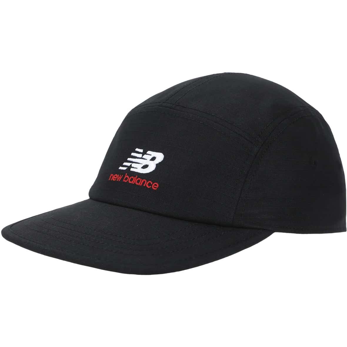 5 Panel Camper Stacked Cap Schwarz_BK | one size