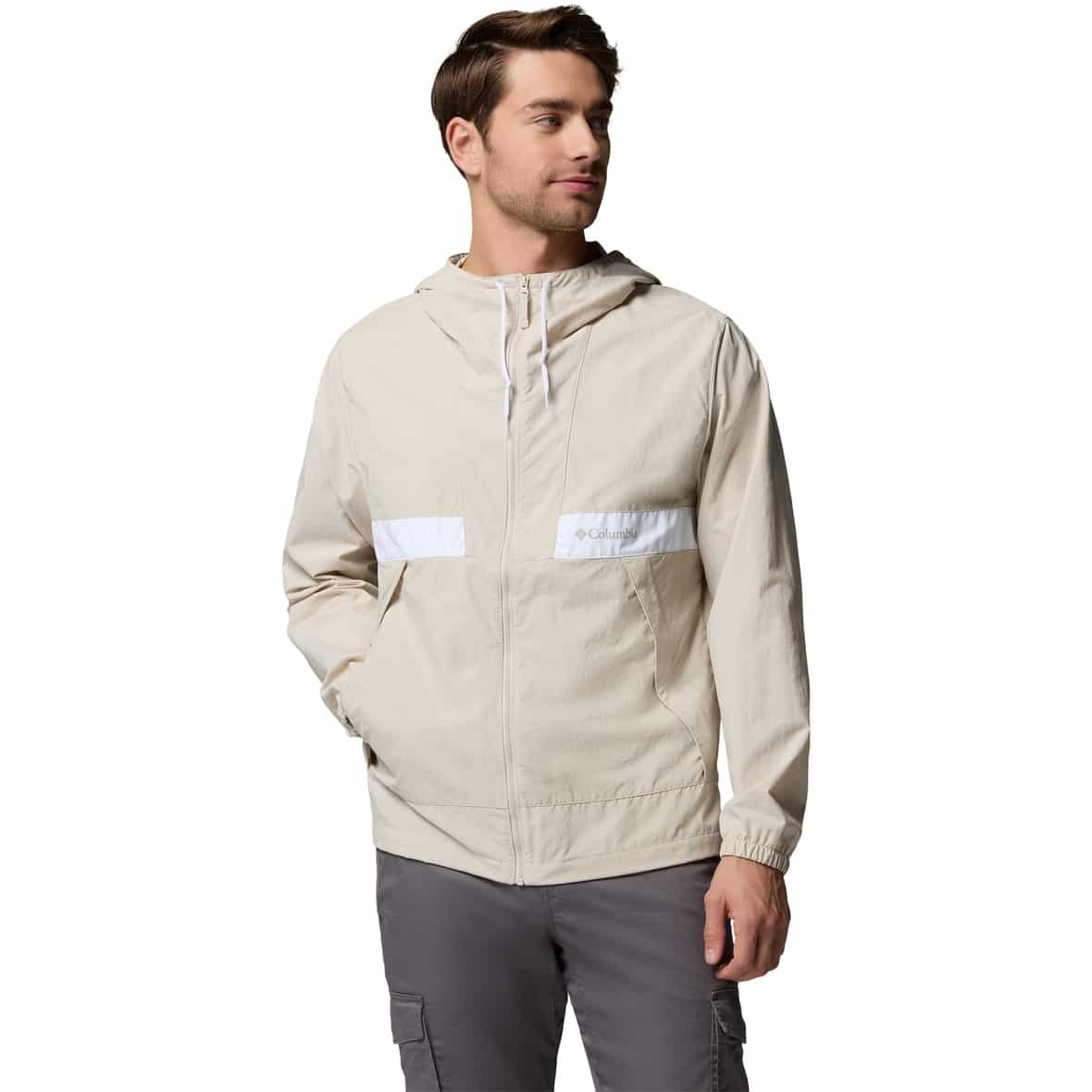 Spire Valley Hooded  Herren Windbreaker Beige_279 | S