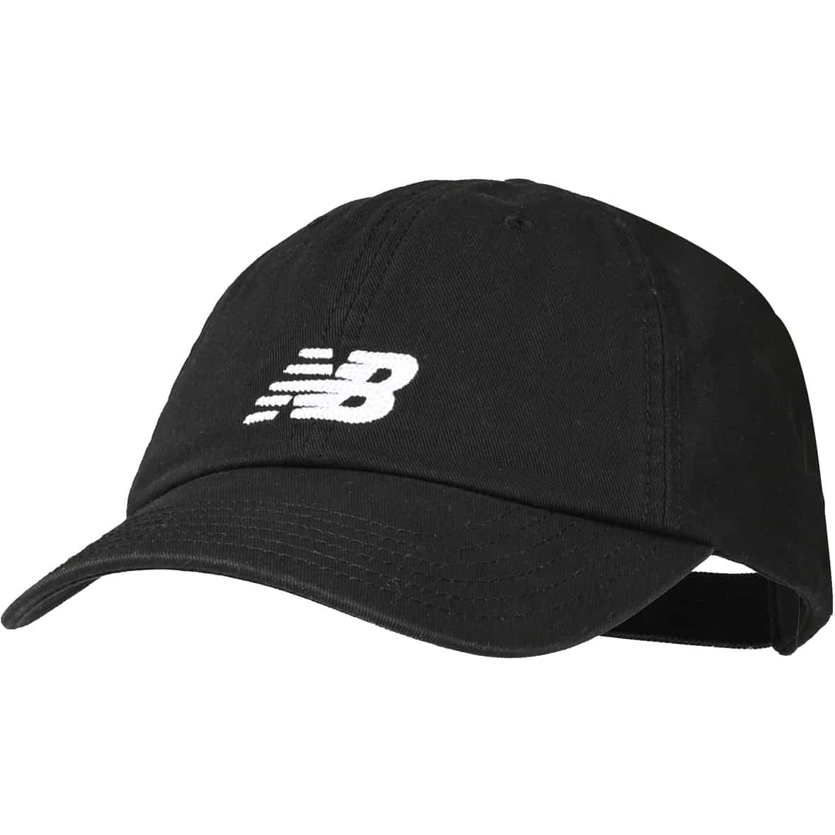 6 Panel Chain Stitch Logo Cap Schwarz_BK | one size
