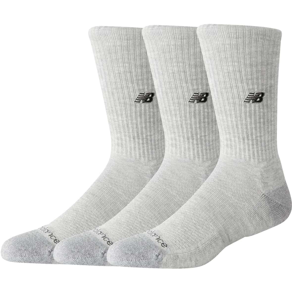 3er Pack Active Premium Crew  Socken Hellgrau_AG | M
