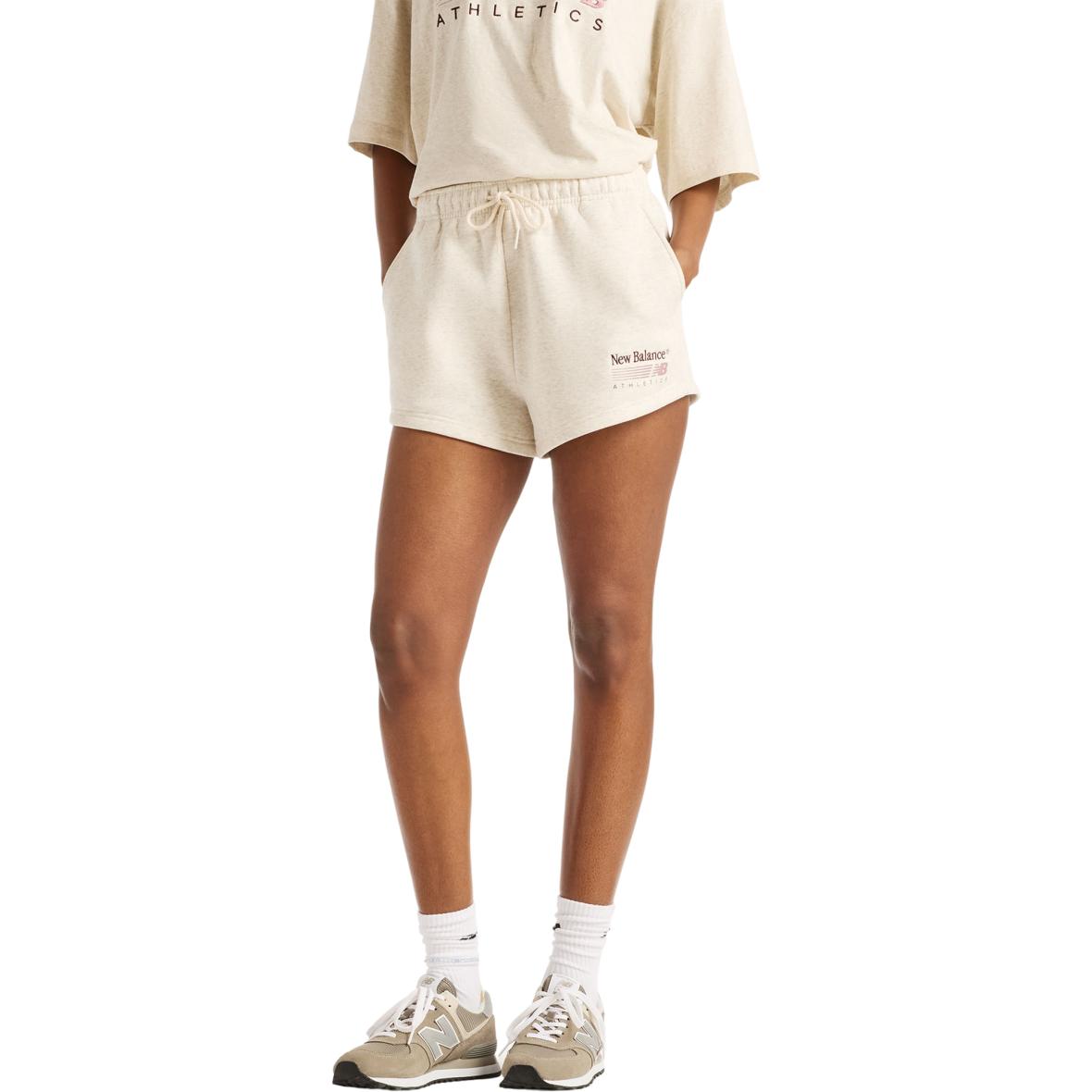 Trackside Fleece  Damen Shorts Hellgrau_LIT | L