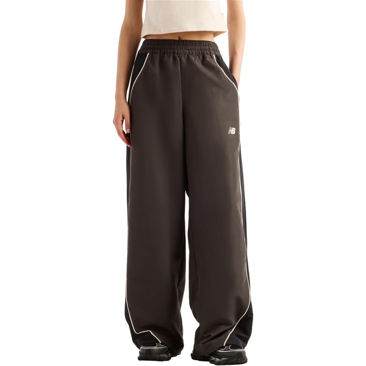 Trackside Woven Damen Trainingshose Schwarz_BLK__BLACK CEMENT | L