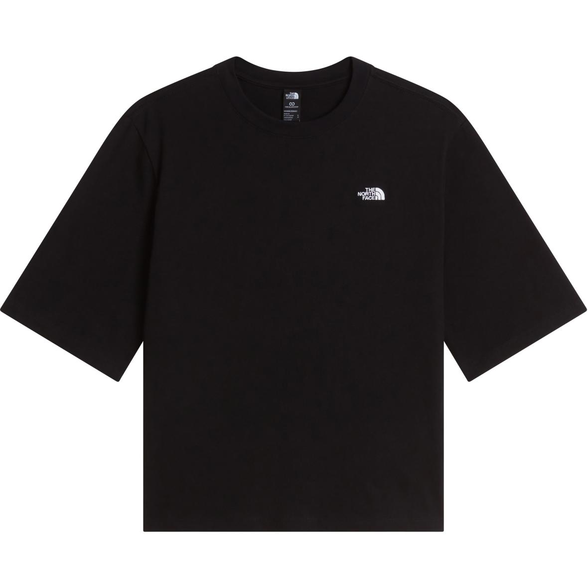 Essential Simple Dome Boxy Damen T-Shirt Schwarz_JK3 | M