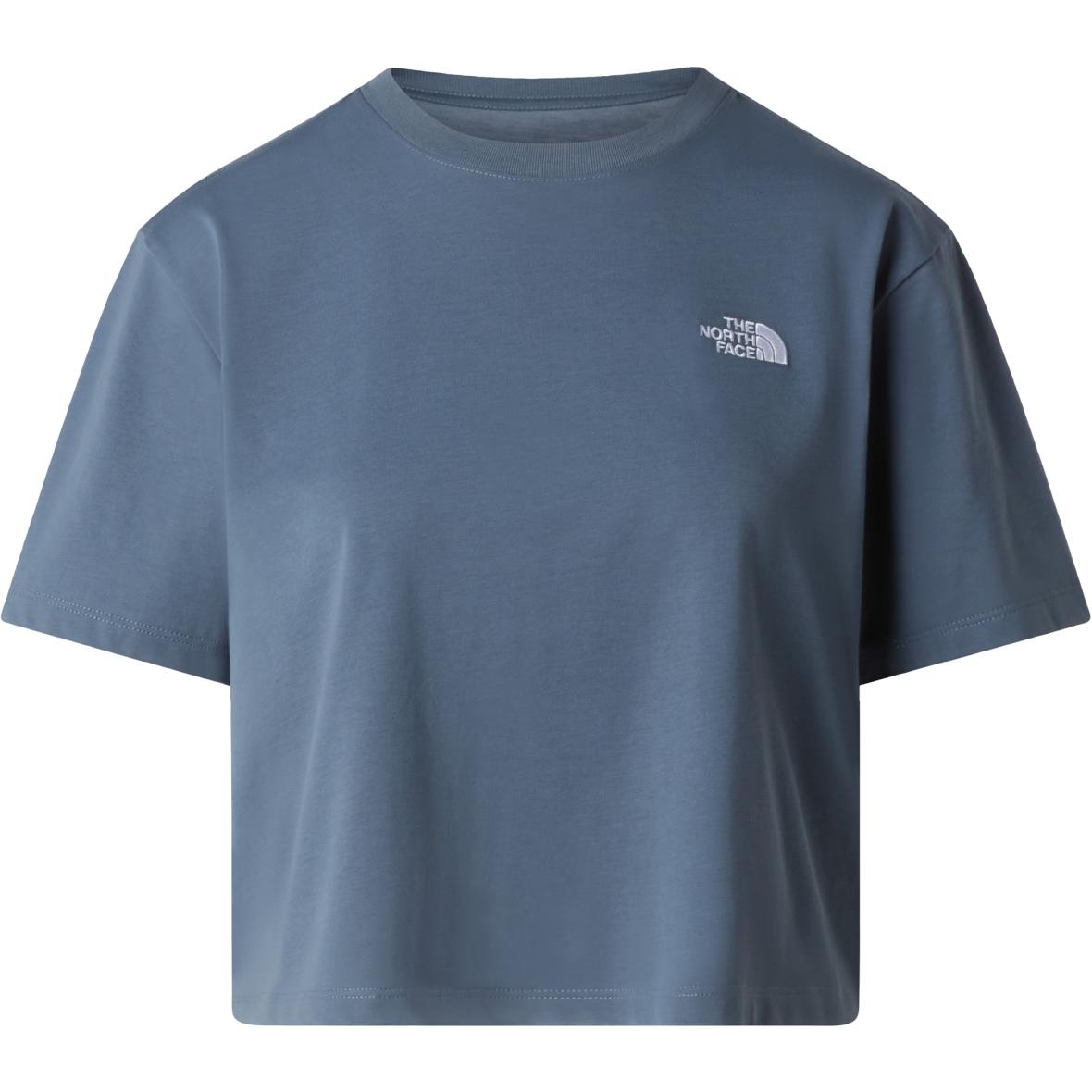 Evolution Simple Dome Crop Damen T-Shirt Grau_0U3 | S