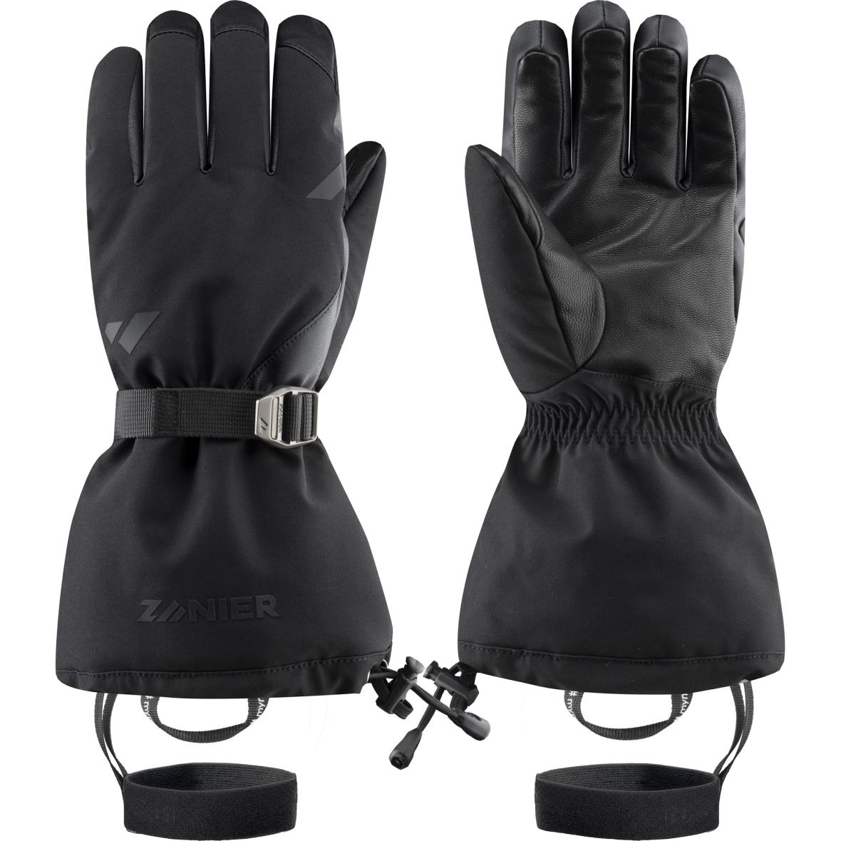 Obertauern Gore-Tex Fingerhandschuhe Schwarz_2000 | 6,5