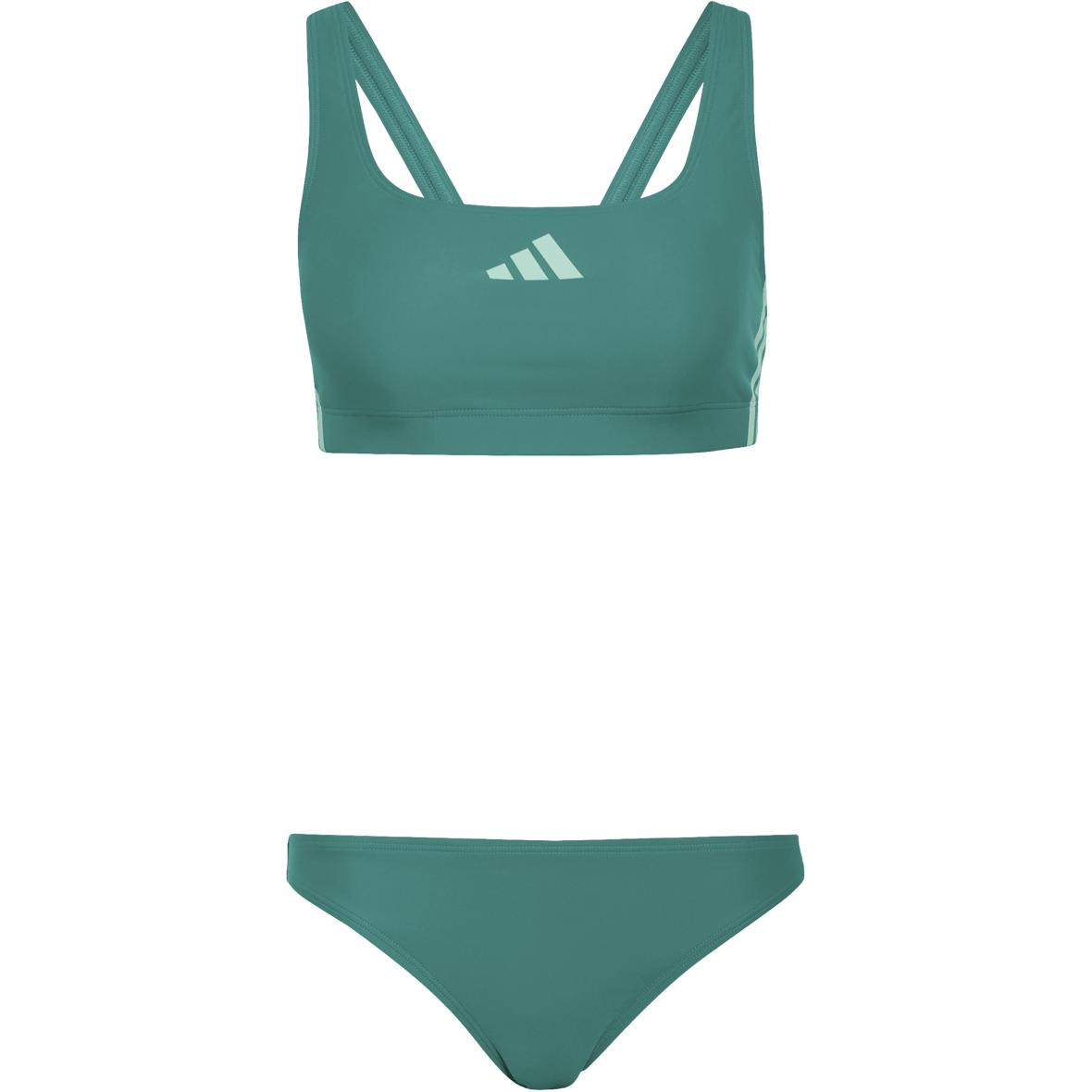 3-Streifen V-Back Damen Bikini Grün_000__EQTGRN/CLEMIN | 34