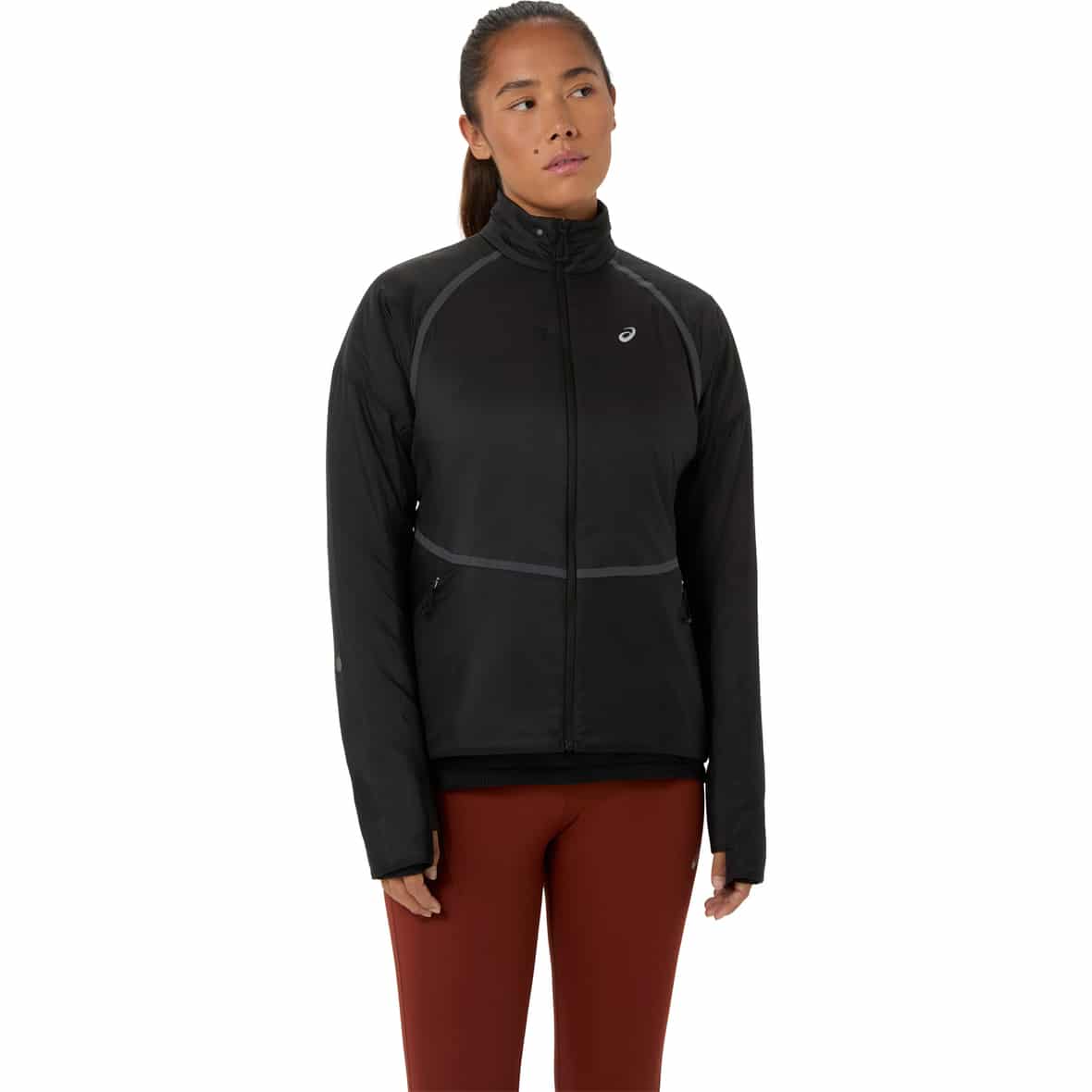 Road Winter Run Damen Laufjacke Schwarz_001__PERFORMANCE BLACK | XS