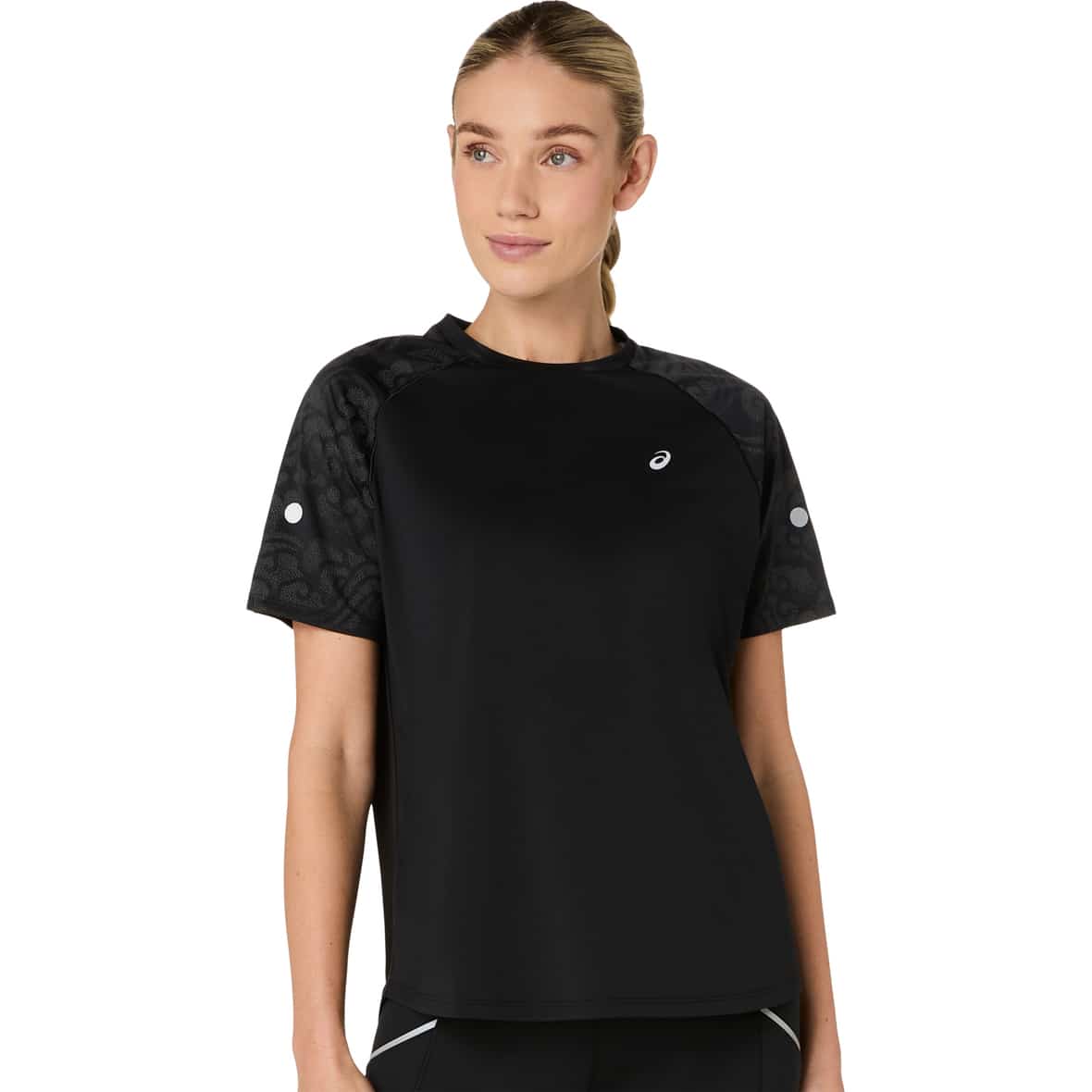 Road Lite Show Damen Laufshirt Schwarz_001__PERFORMANCE BLACK | XS